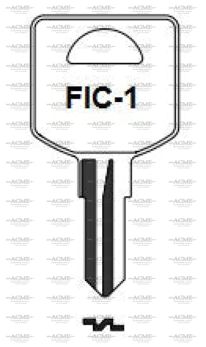Ilco FIC1 or FIC3 key blank for RV&