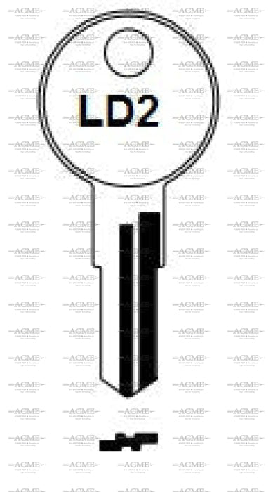 ilco LD2 key blank for Larson locks