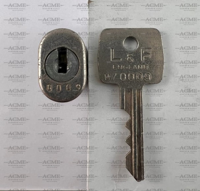L and F Lowe and Fletcher Lock and Key Series 0001 to 0100