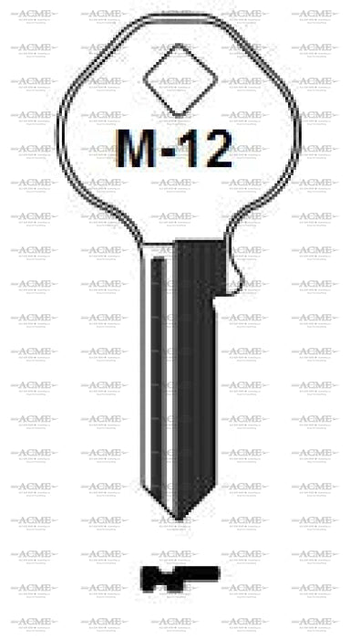 Ilco E-Z key blank M12 for Master Padlock