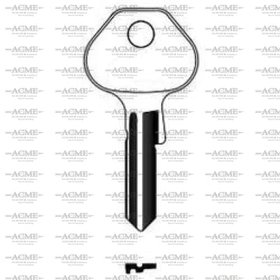 ilco M25 key blank for master pro series padlocks