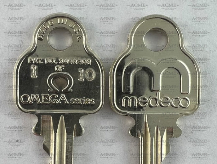 Modoco Key Chain Medeco Omega Level IV Unduplicatable Key | Acmekey.ca USA & Canada ...