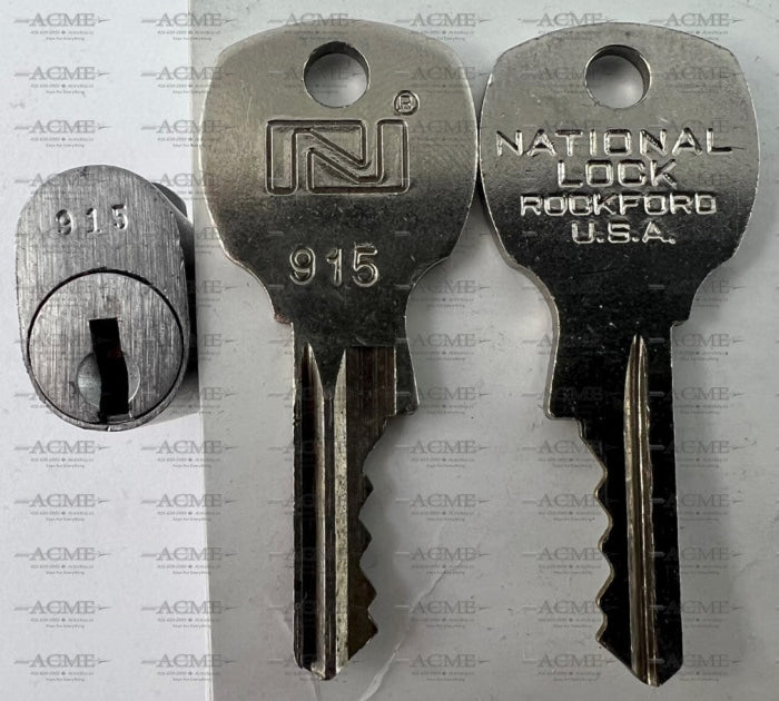 915 National Lock File Cabinet Replacement key 