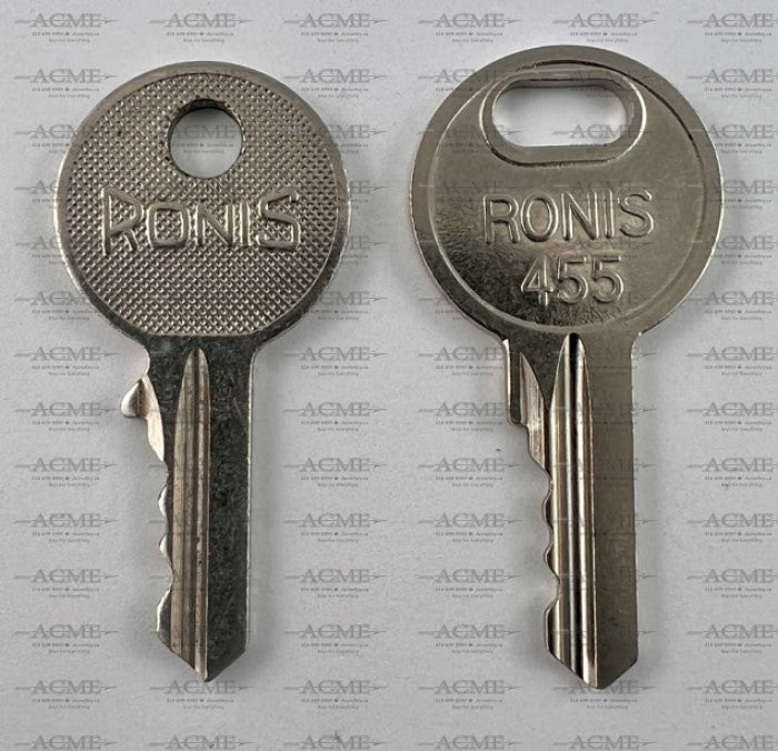 Ronis 455 Switch Lock Replacement Key | AcmeKey.ca USA & Canada – Acme ...