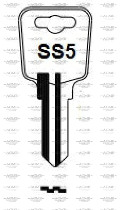 ilco SS5 key blank for Sentry Safes