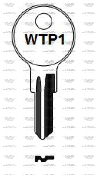 ilco WTP1 key blank for Wright Line office furniture