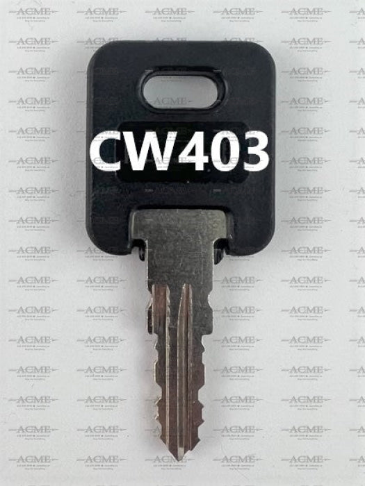 CW403 FIC Fastec Trailer RV Motorhome Replacement Key