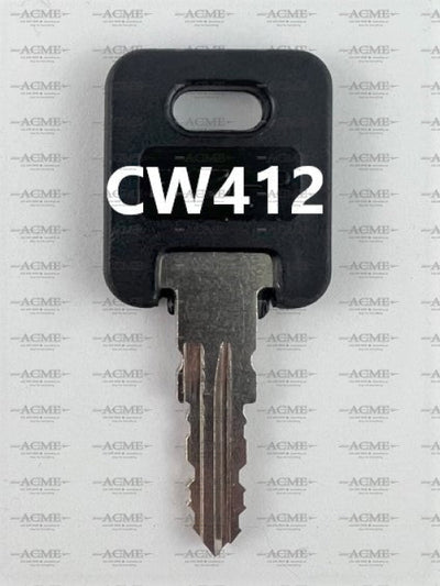 CW412 FIC Fastec Trailer RV Motorhome Replacement Key