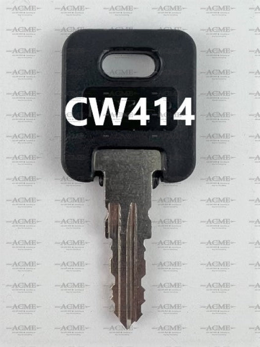 CW414 FIC Fastec Trailer RV Motorhome Replacement Key