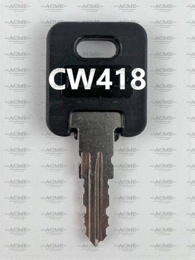 CW418 FIC Fastec Trailer RV Motorhome Replacement Key