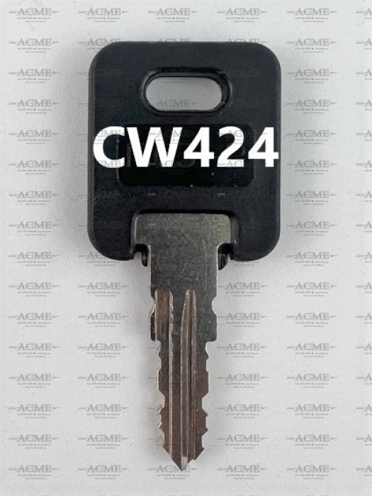 CW424 FIC Fastec Trailer RV Motorhome Replacement Key