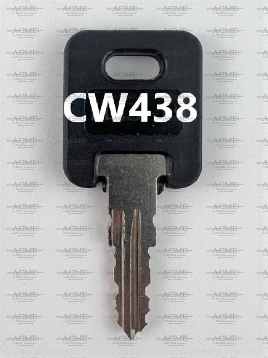 CW438 FIC Fastec Trailer RV Motorhome Replacement Key