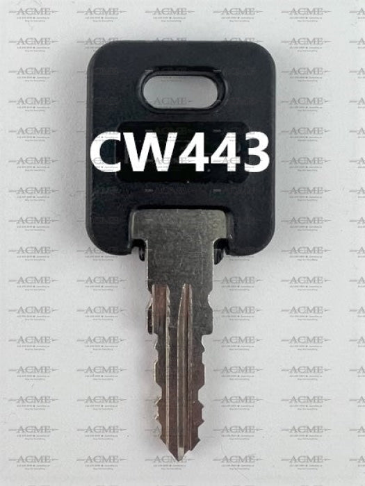CW443 FIC Fastec Trailer RV Motorhome Replacement Key
