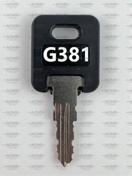 G381 Global Link Trailer RV Motorhome Replacement Key