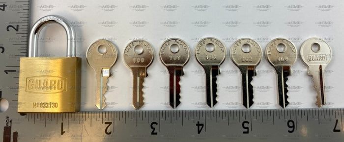 Guard Brass Padlock 833 | AcmeKey.ca USA & Canada – Acme Lock & Key Toronto