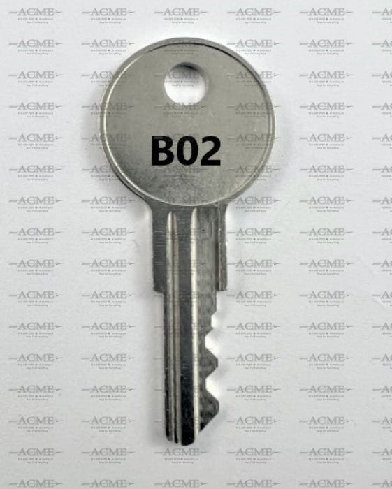 Husky Tool Box B02 Replacement Key