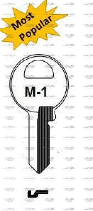 Ilco E-Z key blank M1 for Master Padlocks