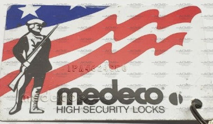 Medeco PA Patriot High Security Lock USA Control Card