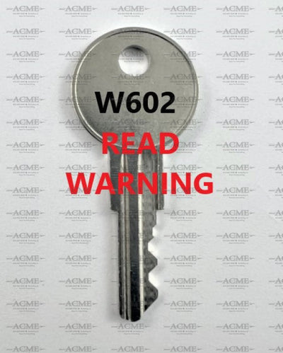 W602 Hirsh, Staples, Lorell, Office Max, Wind Danbury Replacement Key